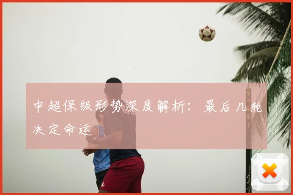 中超保级形势深度解析：最后几轮决定命运
